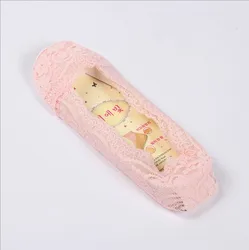 fashion girls summer style invisible lace socks women