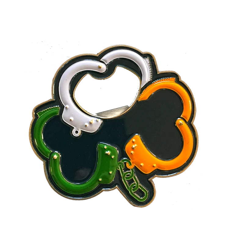 Custom metal Irish challenge coin