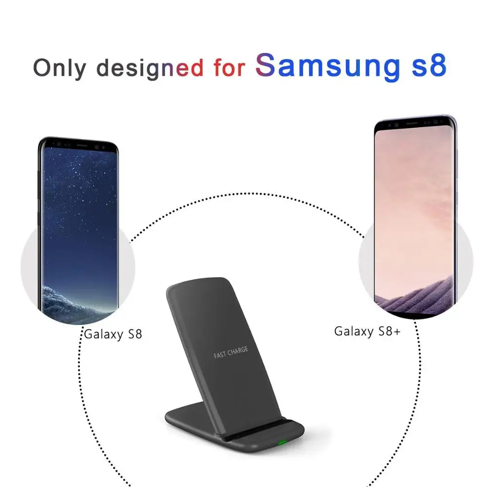 QI Wireless Charger Charging Pad for Galaxy S7 S8 edge Note 5 Nokia HTC 8X Google Nexus 5 6 7 Micro USB QI Phone Charger