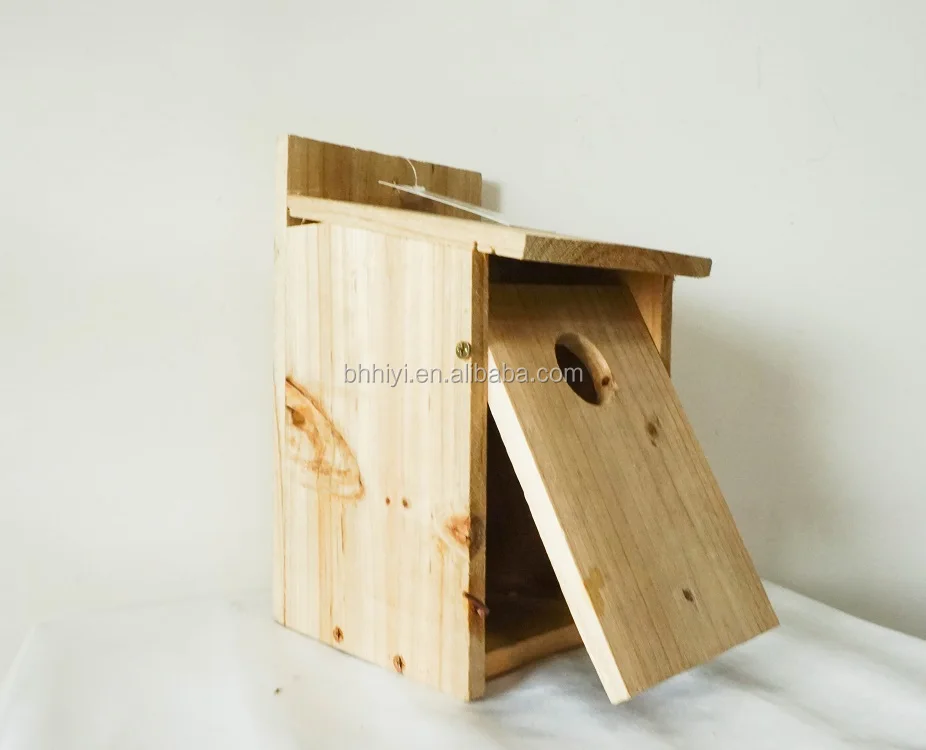 Handcrafted Bird Products Garden Wood Bird Houses Cage Nest Wholesale Birdhouse Feeders