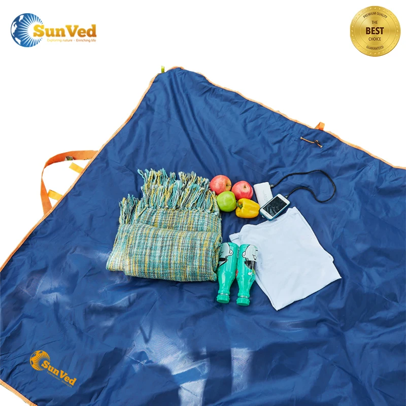 Песчаный пляж водонепроницаемый для пикника с мешком