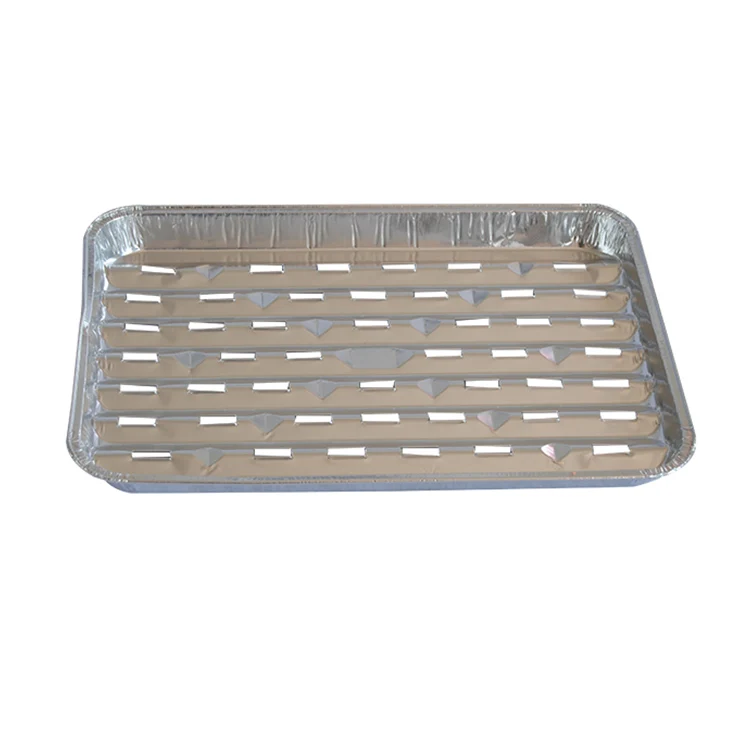 Various type food disposable grill aluminium foil container