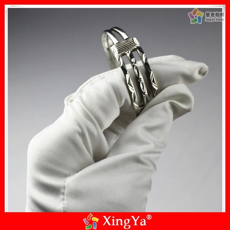 
Personalized white custom pattern microfiber jewelry watch cleaning gloves 