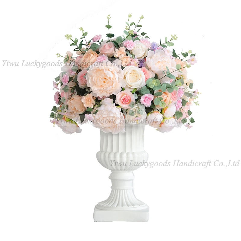 LFB976 Colorful Artificial Orchid Rose flower ball wedding table decorations