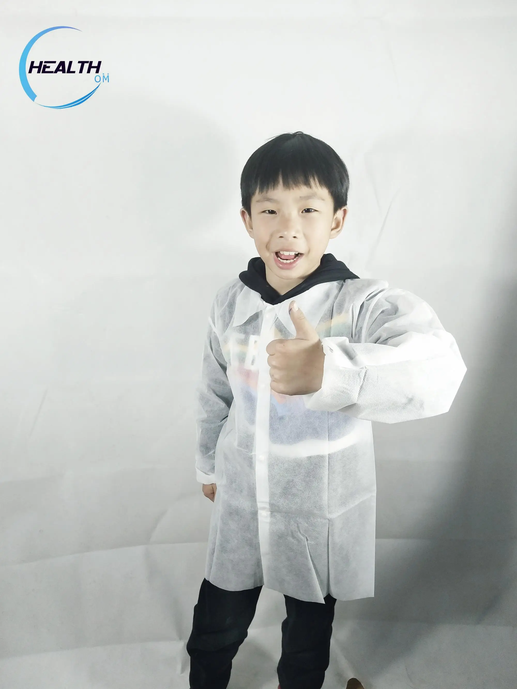 disposable children kids white lab coat child high quality best price