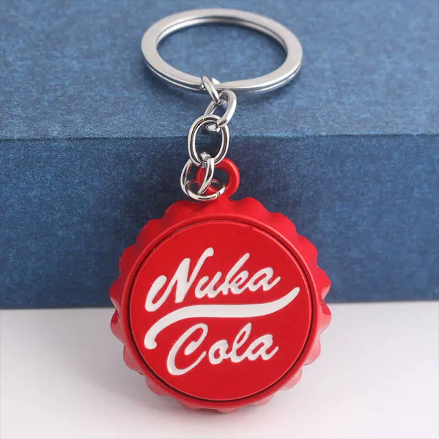 Designs Logo Fallout Nuka Cola Beer Bottle Opener Keychain Key Chain