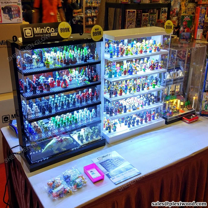 Luxury Wholesale Acrylic LED display for Lego Retail Store