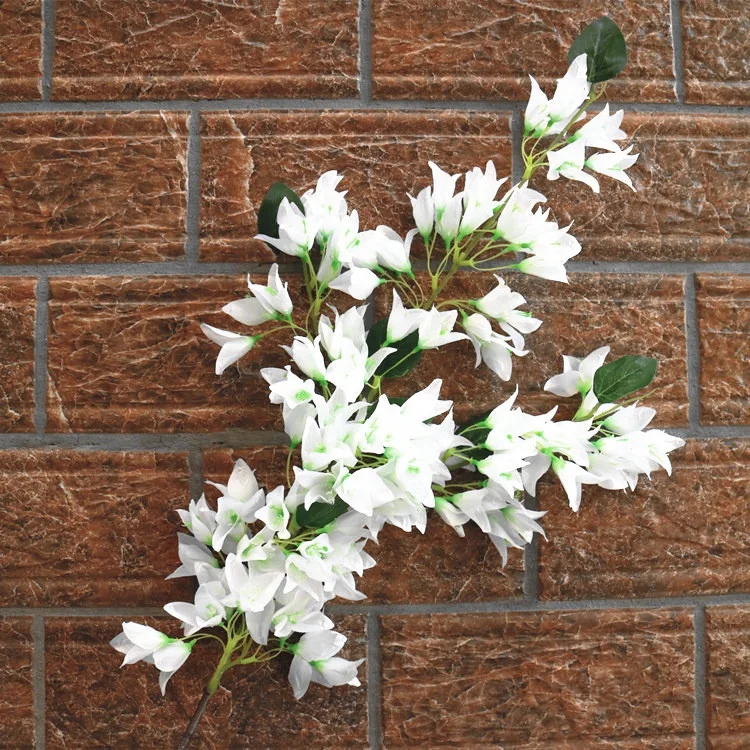 
long branch artificial bougainvillea flower with plastic 
