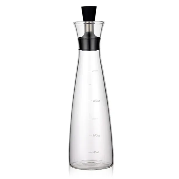 Wholesale high borosilicate glass leakproof oil bottle