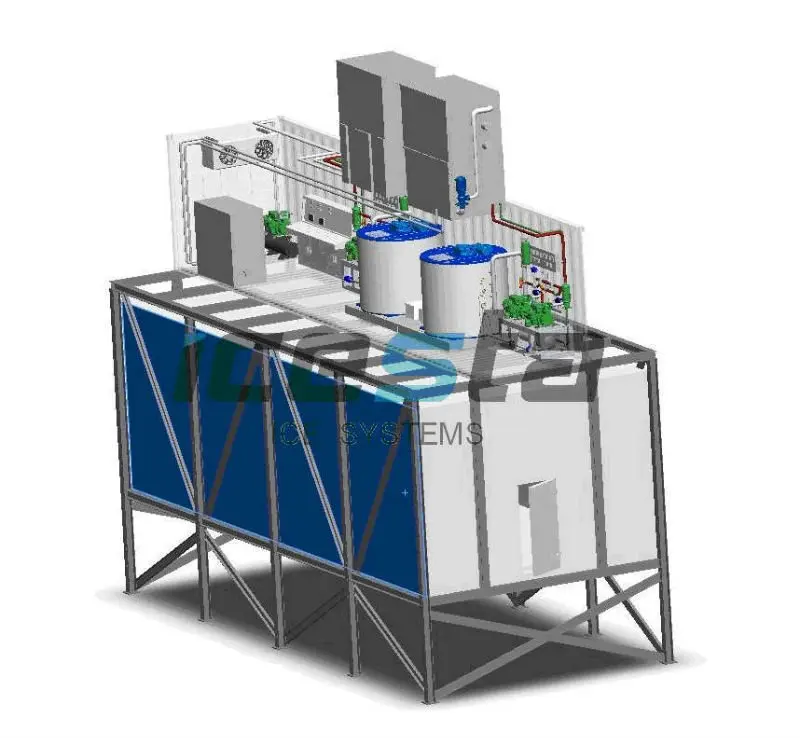 ICESTA concrete batch plant cooling system ice machine plant