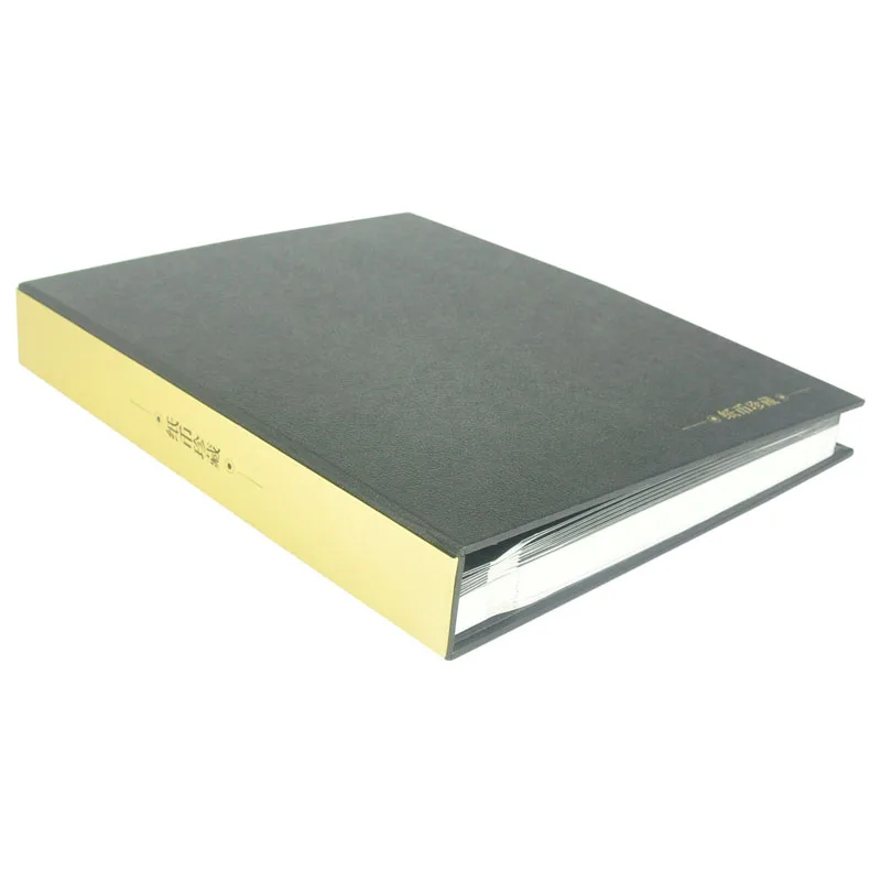 Custom Money Currency Notes Coin Storage Collecting Paper Board Album With Clear PVC