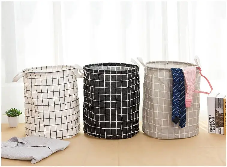 Корзина для белья из прочной ткани Большая складная корзина органайзер игрушек одежды мешок хранения в шкафу