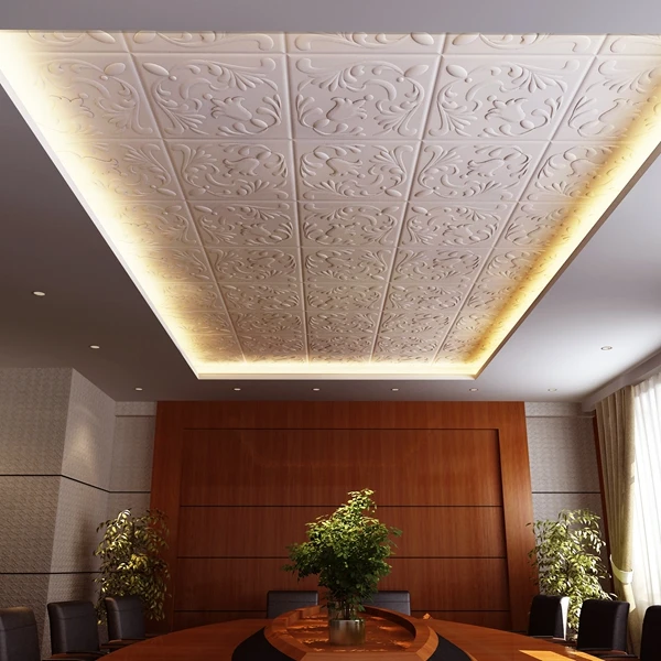 Кожаный чехол с резьбой в древнем римском стиле-мягкая декоративная панель для стен