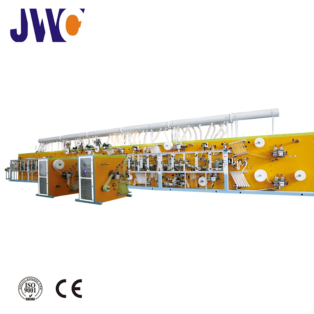 High quality equipment production line for diaper linings baby pant style diaper machine