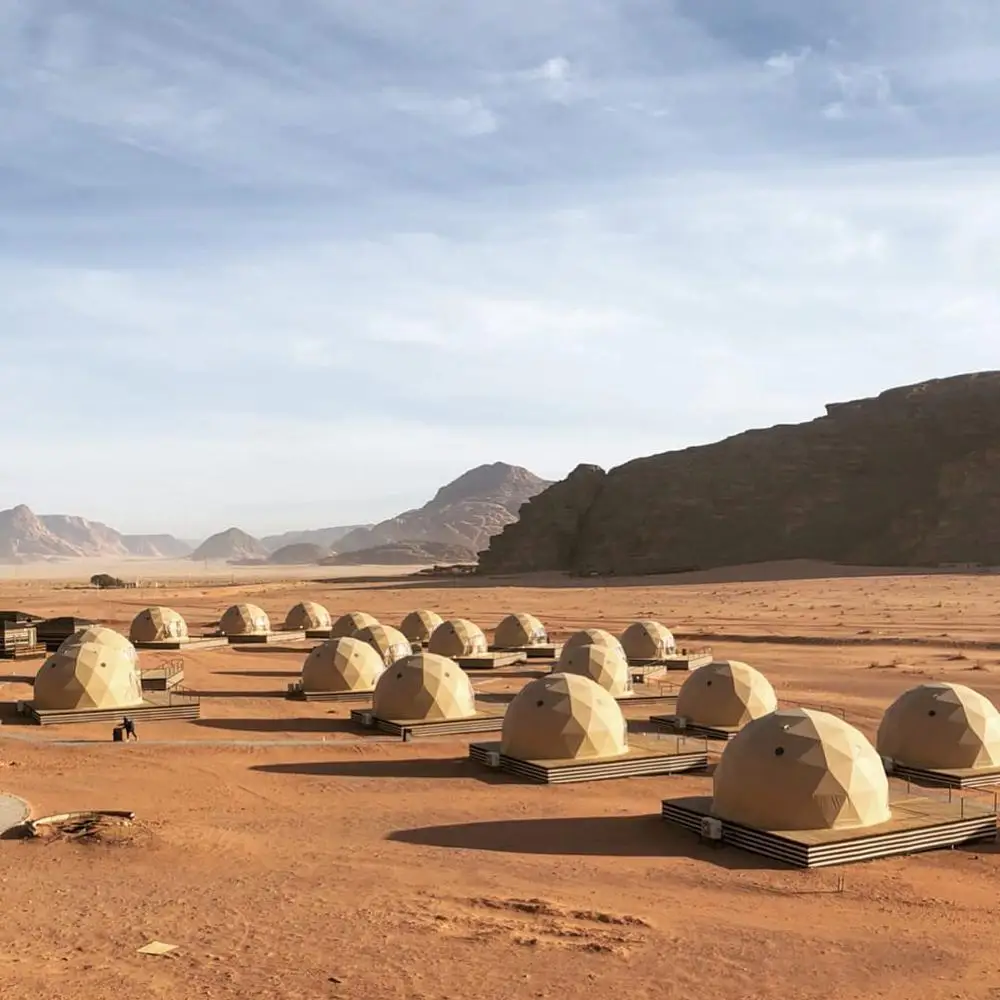 Luxury PVDF Outdoor Glamping Mountain Dome House Hotel Tent