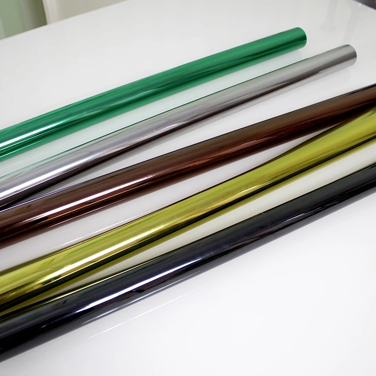 Good Quality Self Adhesive Easily Install Metallic Reflective Sun Control Film