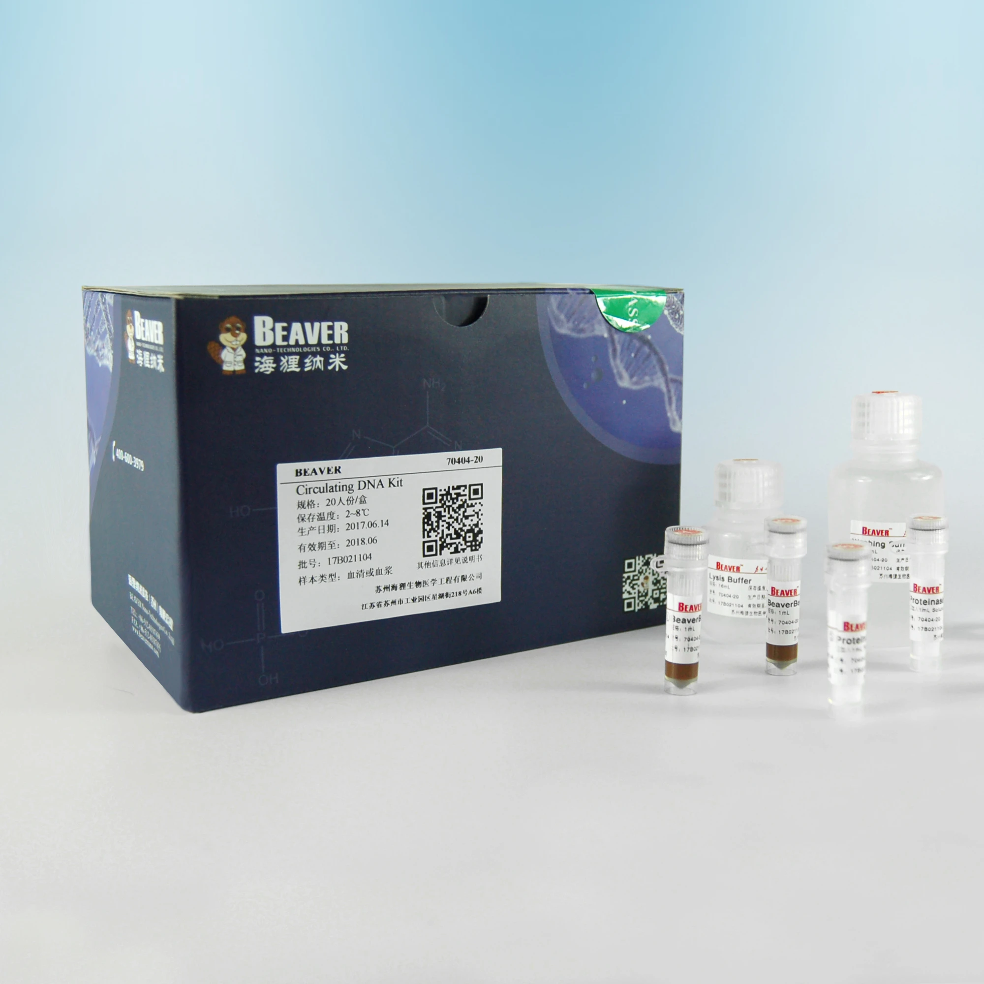 2019 BeaverBeads TM Circulating DNA Extraction reagent Kit for Prenatal diagnosis and tumor screening