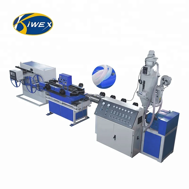 CE certification and new condition PVC/HDPE processed single corrugated pipe machine/production line