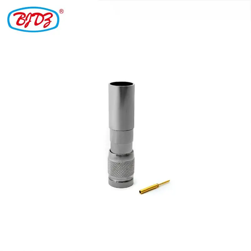 Precision Connector CC4 SAA Din 1.0/2.3 Male Plug Connector Crimp For BT3002 Cable Pigtail Connector