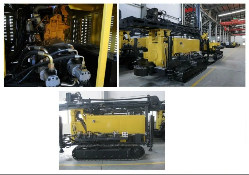 KaiShan KW30 hydraulic rock percussion mining drilling, geothermal water well drill machine rig