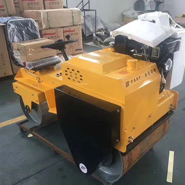 Double drum compactor mini road roller compactor machine