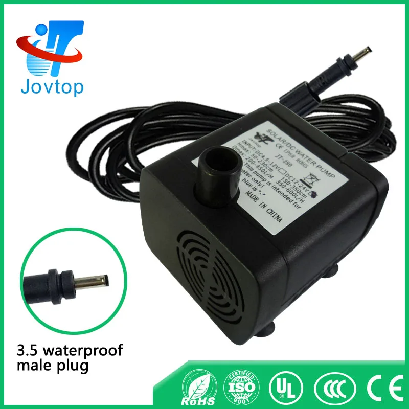 
solar fountain dc water submersible pump 
