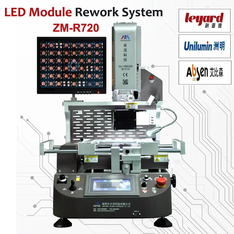 Электронный компонент удаления стружки машина инструменты ZM-R720 bga ic чип информация о пайке и выпаивания горячим воздухом