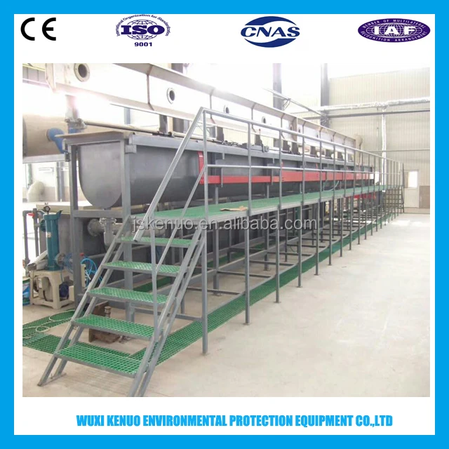Automatic hard chrome electro plating line for piston rod and screw
