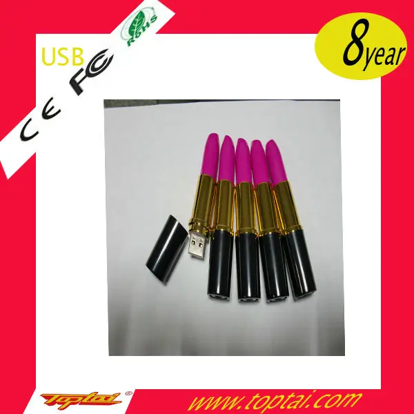 Элегантный горячей продажи помады металла USB 2.0 Flash Drive