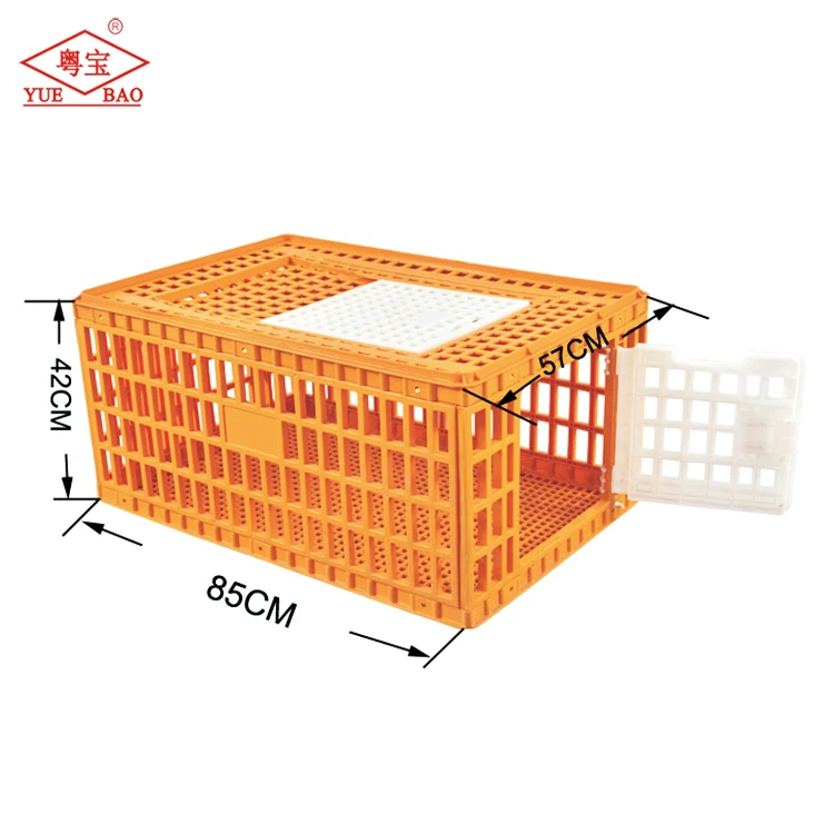 PP Materials Duck Pheasant Cages Pig Crates Plastic Transport Box Chicken Cage For Live Poultry