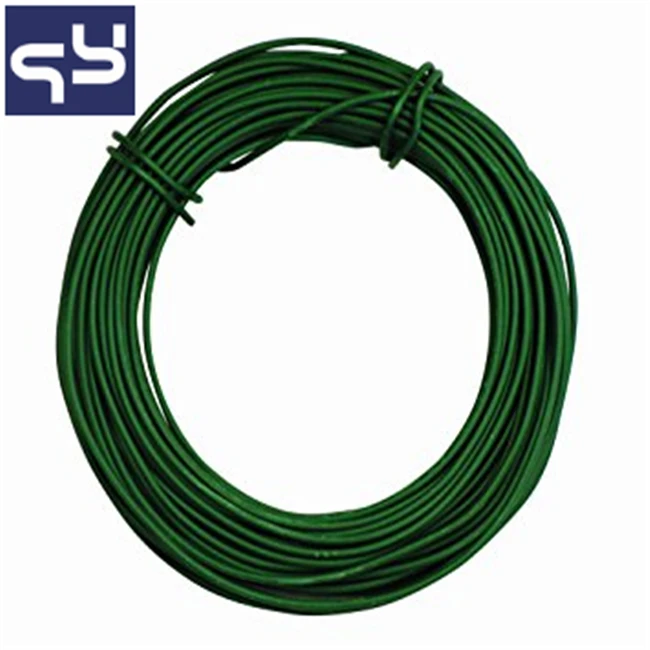 Hot Sale Plastic Coated 0.5~50kg Coil Weight Garden Wire Pvc Coated Iron Wire