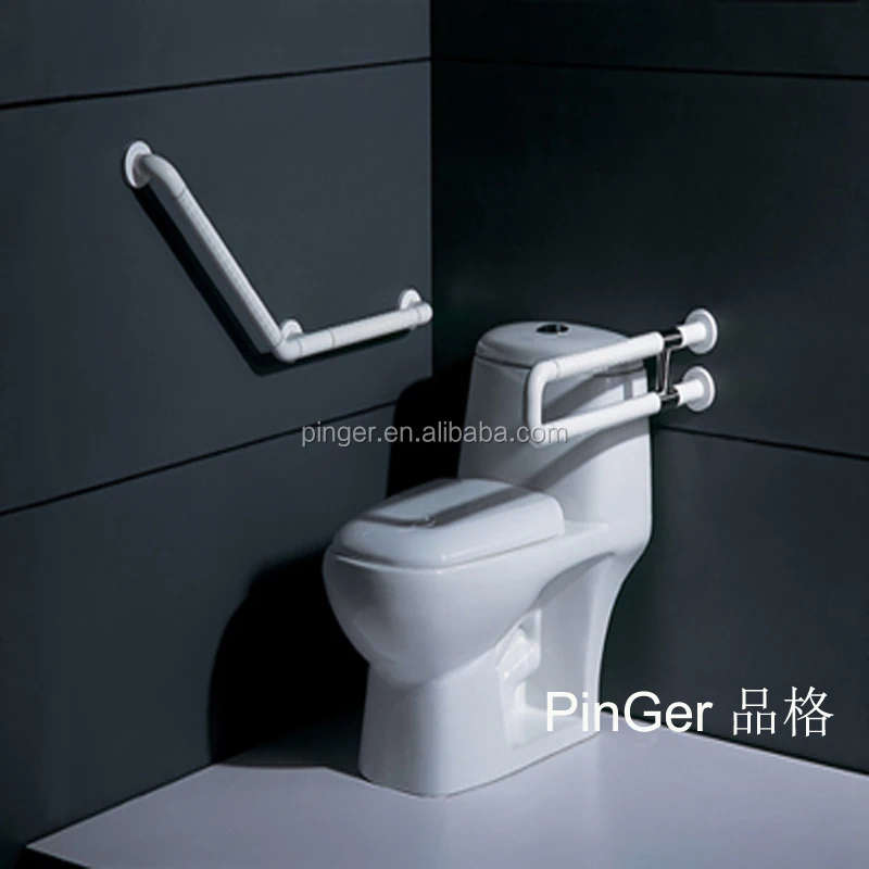 
135 degree grab bar for toilet 