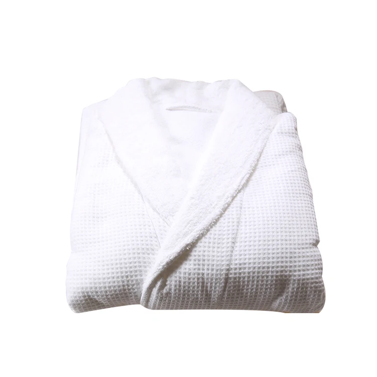 White Cotton Bathrobe Women Cloak Dressing Gown Women Bath Robe Thick Warm Couples Towel Femme