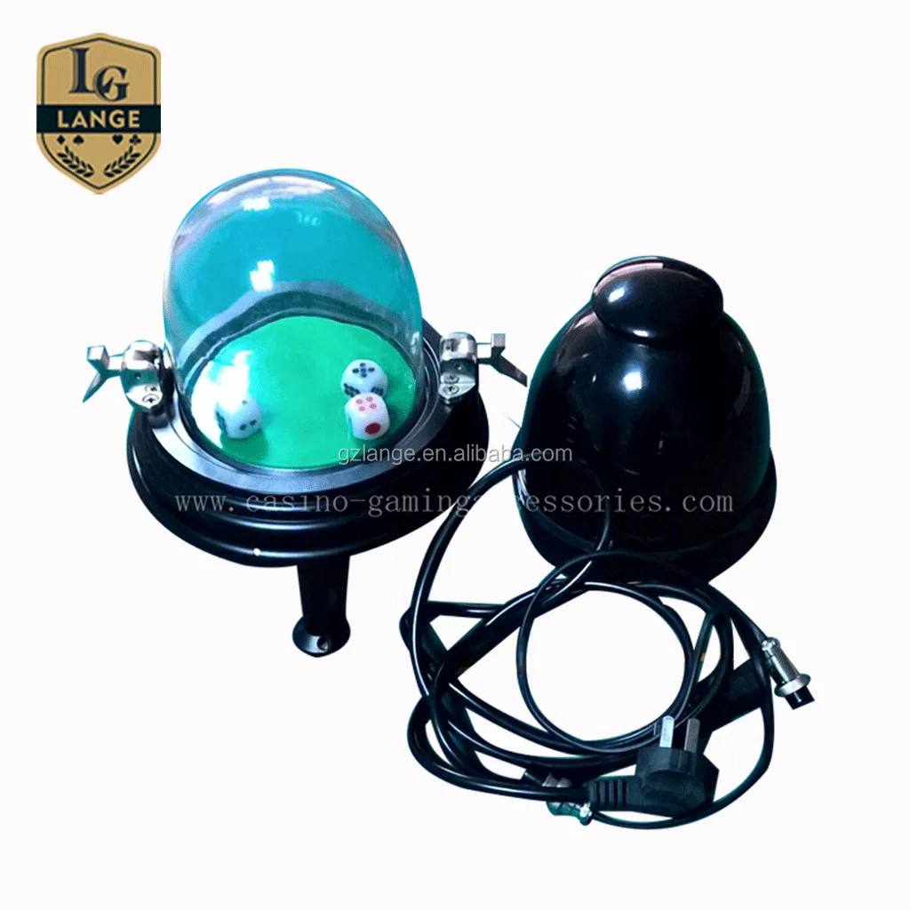 Casino Black Automatic Dice Shaker Electronic Dice Cup Sicbo Dice Shaker