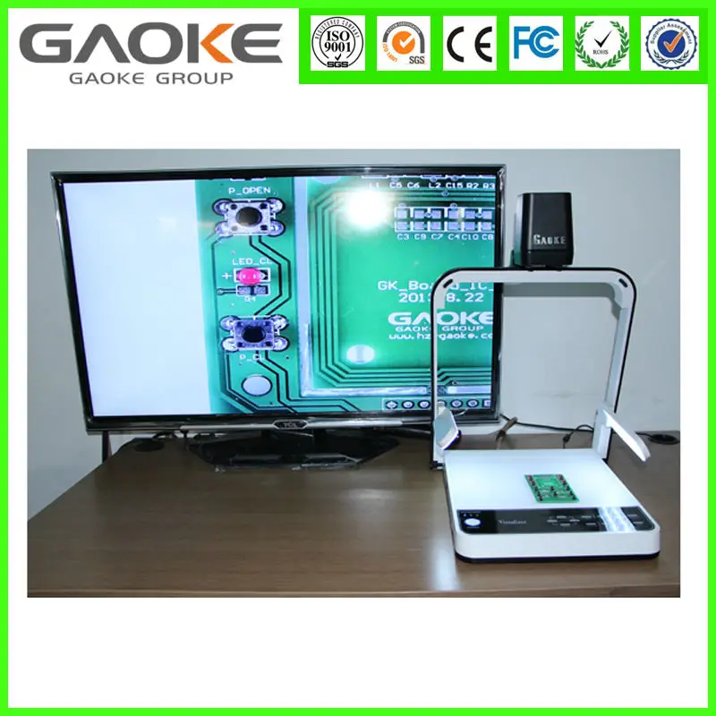 портативный цифровой высокого разрешения 3,2 мега Аудио и видео проекторов цифровая документ-камера визуализатор