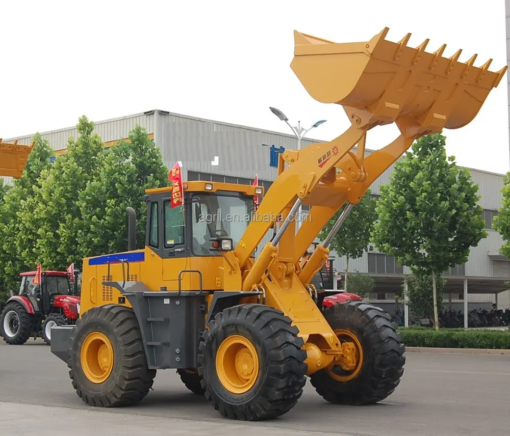 top quality hydraulic 5 ton wheel loader ZL50F zL956 with CE and cumminsengine joystick