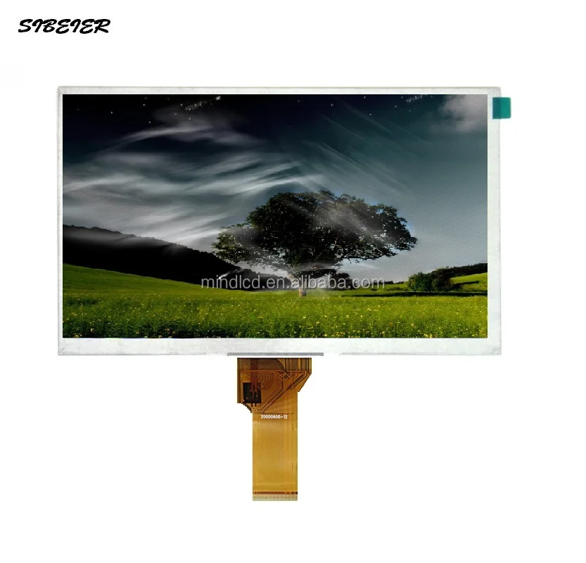 lcd display panels 7 inch  800*480 high brightness 800 nits flexible lcd display