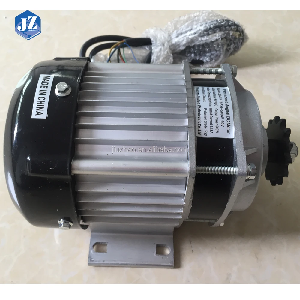 China Factory Direct Sell BM1418ZXF 500W 60V BLDC Brushless DC Motor for Small and Medium Size E-Tricycle