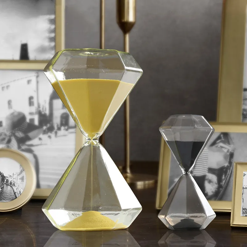 Creative glass hourglass timer simple decoration craft gifts