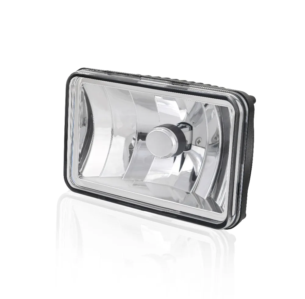 
4x6 Inch Clear Square Waterproof IP67 DOT SAE High Sealed Beam Led Truck Trailer Headlight 