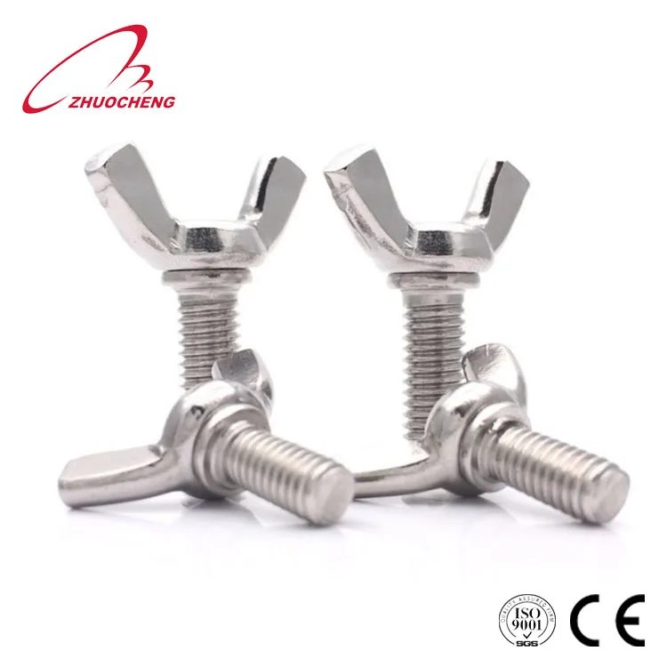 Hot Sale DIN316 Stainless Steel butterfly Wing Bolt