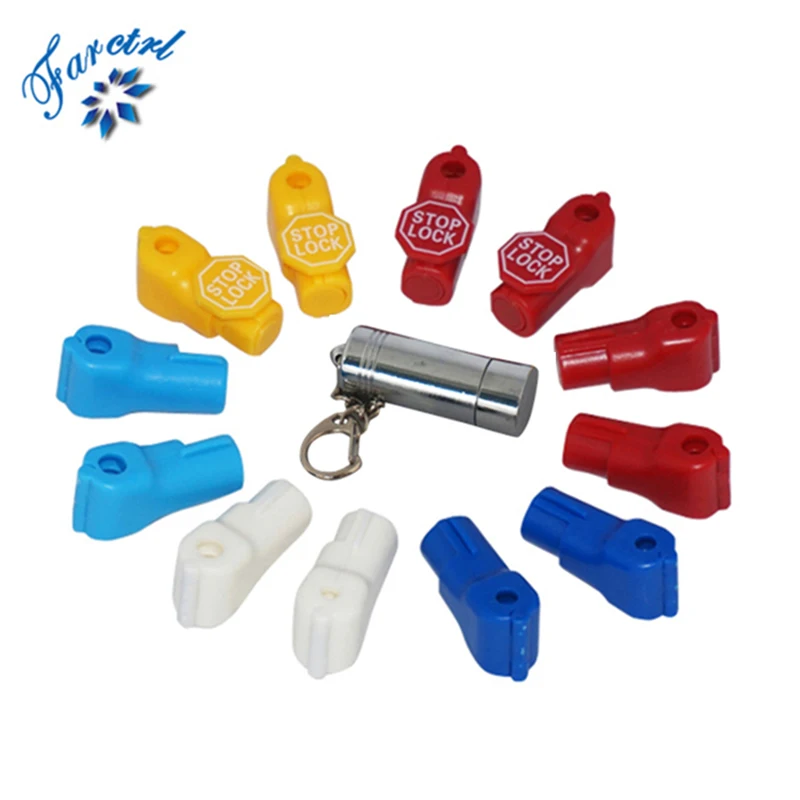 Plastic Supermarket Display Magnetic Stop Lock Pegboard Security Anti theft Hook