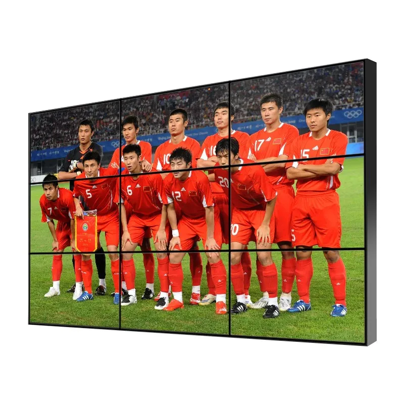 Hot selling advertising glasses Free 3D LCD Video Wall TV with video wall processor