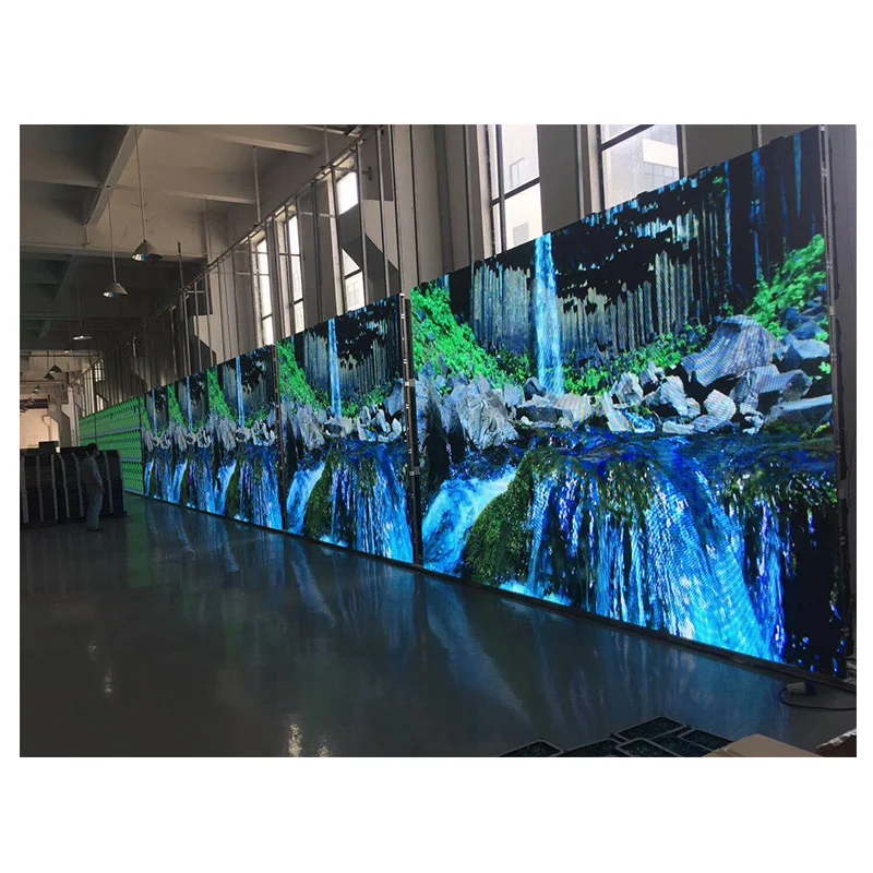 P2.5 Indoor aluminum cbainet 640*640mm Rental LED Video Wall