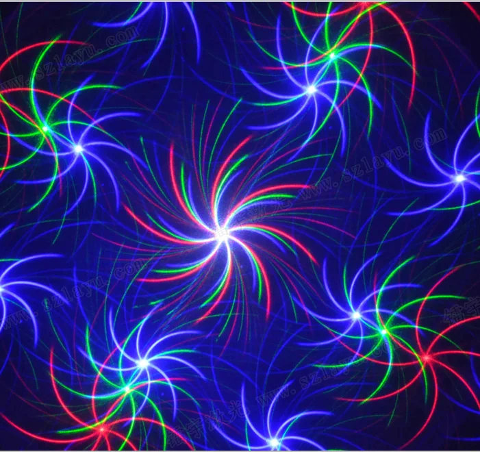 Hot sale ktv disco dj lazer stage mini grating dmx512 firefly RGB laser projector light show system