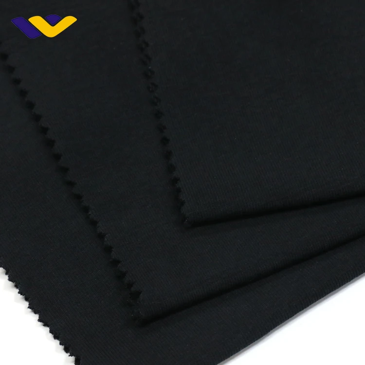 100% хлопчатобумажная трикотажная ткань в рубчик 340gsm