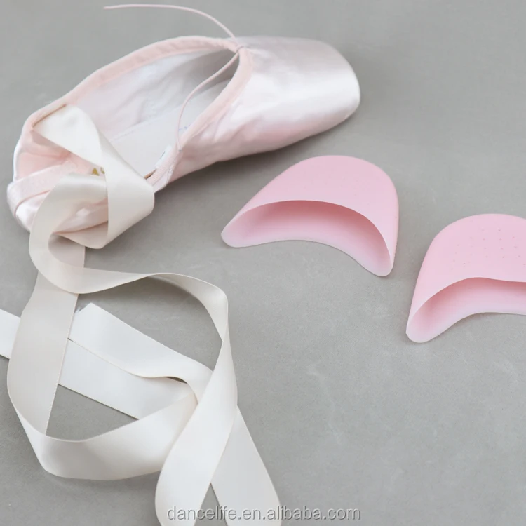 Силиконовые гелевые накладки на носок для балерины R0016 протектор танцев ногах Силиконовая