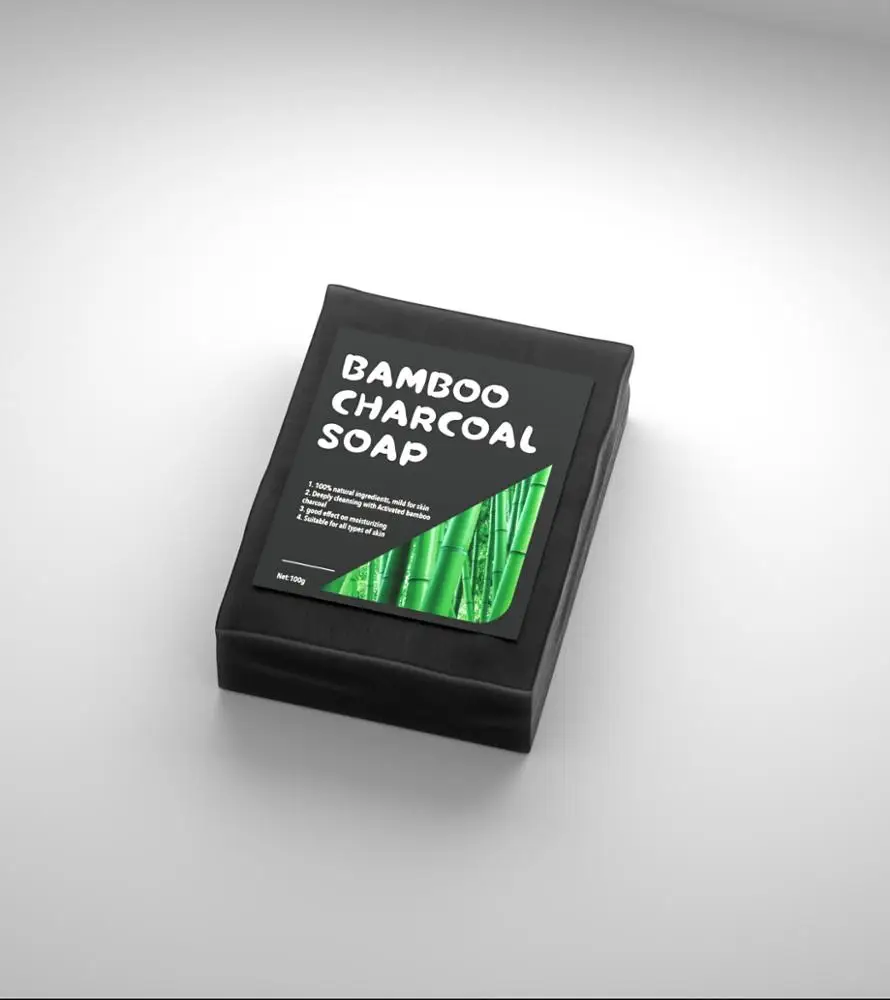 
Factory Wholesale Natural Organic Black Charcoal Soap Skin Care Deeply Cleaning Whitening Kojic Acid Soap 