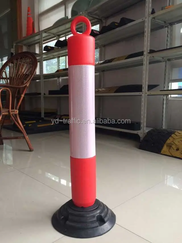 1.2M Flexible Plastic Parking Post Traffic Post Driveway Barrier Post