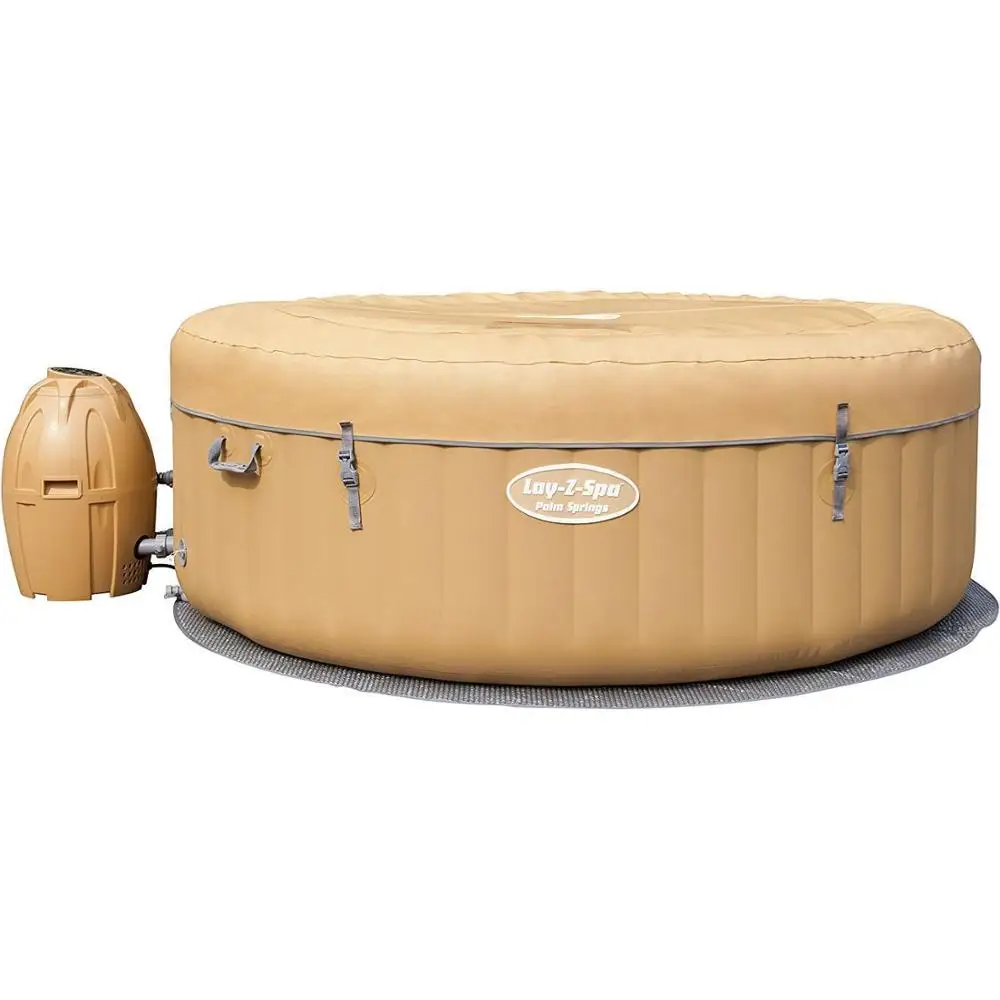 Bestway 54129 Palm Springs Hydro Jet Outdoor Mini Jazzy Swimming Pool Spa Adult Jacuzzi Inflatable Bathtub